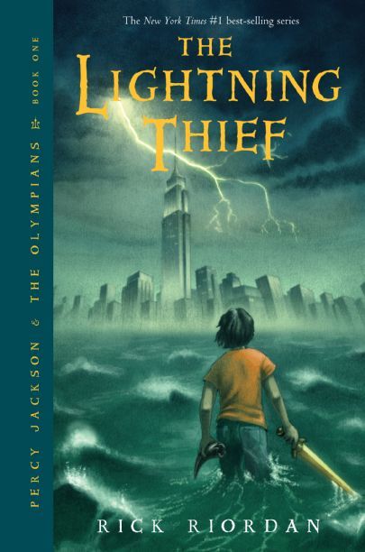 book cover of The Lightning Thief